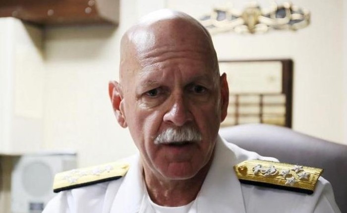 Đô đốc Scott Swift, Tư lệnh Hạm đội Thái Bình Dương, ảnh: REUTERS/Paul Carsten.