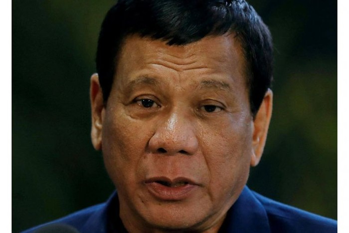 Tổng thống Philippines Rodrigo Duterte, ảnh: Reuters / The Straits Times.