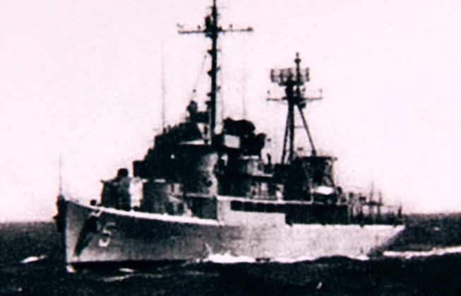 Tuần dương hạm Trần Bình Trọng (HQ5) của Hải quân Việt Nam Cộng hòa tham gia chiến đấu bảo vệ chủ quyền Hoàng Sa năm 1974, ảnh tư liệu.