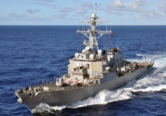 Khu trục hạm USS Hopper của Hải quân Hoa Kỳ, ảnh: Wikipedia.