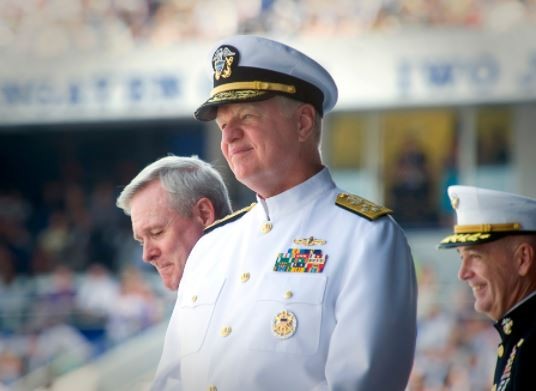 Đô đốc Gary Roughead khi còn đương chức Cục trưởng Tác chiến Hải quân Mỹ, ảnh: archive.defense.gov