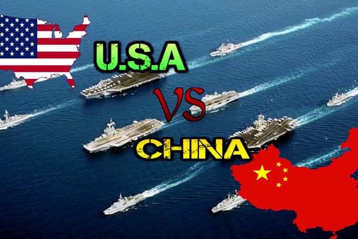 Biển Đông đang trở thành đấu trường cạnh tranh Trung - Mỹ, ảnh minh họa: anonhq.com.