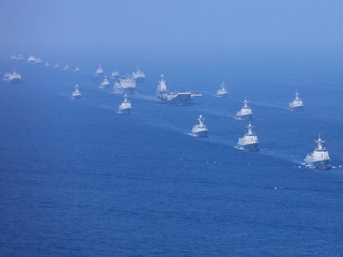 Quân đội Trung Quốc tập trận rầm rộ từ Biển Đông lên eo biển Đài Loan cho đến biển Hoa Đông, hình minh họa: Đa Chiều.