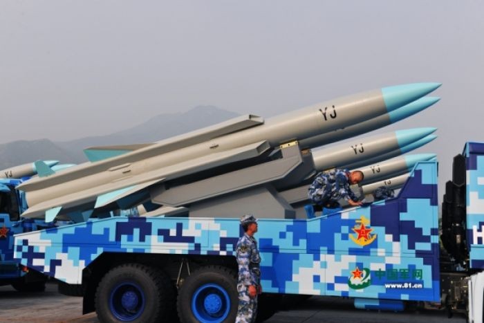 Tên lửa chống hạm YJ của Trung Quốc, ảnh minh họa: ABC News.