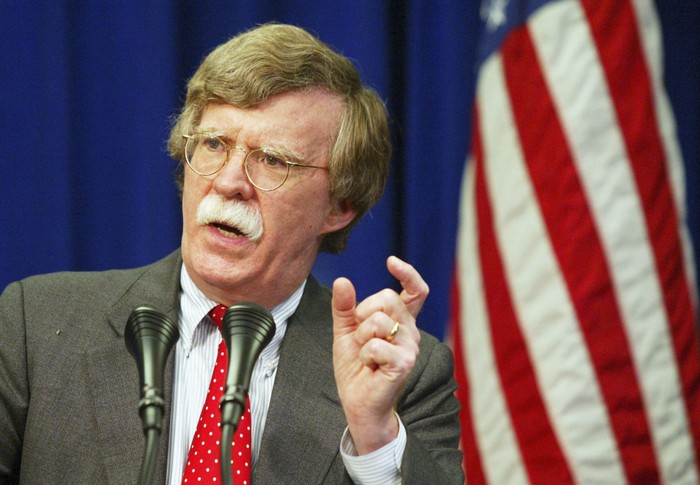 Ông John Bolton thời điểm 2004. Khi đó ông được cho là đã giúp Tổng thống George W. Bush xây dựng &quot;mô hình Libya&quot;. Ảnh: The New York Times.