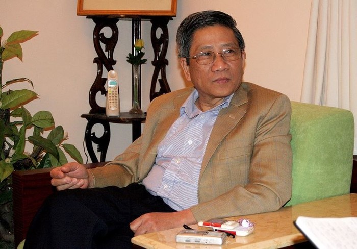 Giáo sư Nguyễn Minh Thuyết, Tổng chủ biên chương trình giáo dục phổ thông tổng thể. Ảnh trên Báo Điện tử Giáo dục Việt Nam.