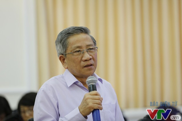 Tổng chủ biên Chương trình giáo dục phổ thông tổng thể, Giáo sư Nguyễn Minh Thuyết. Ảnh: VTV.vn.