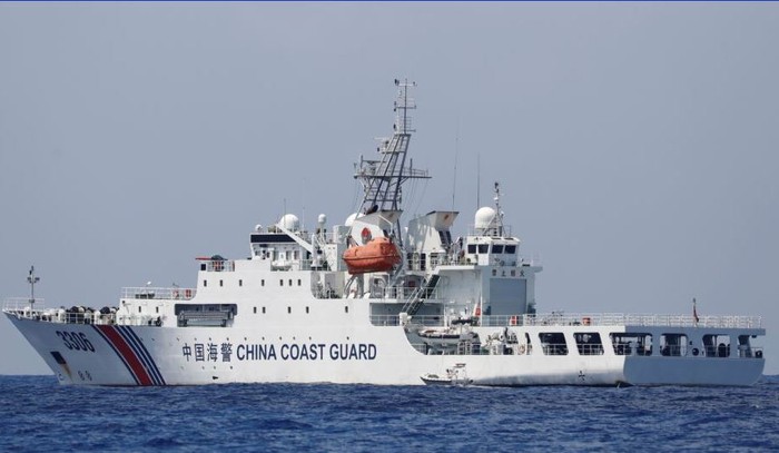 Tàu cảnh sát biển Trung Quốc, hình minh họa: Reuters.