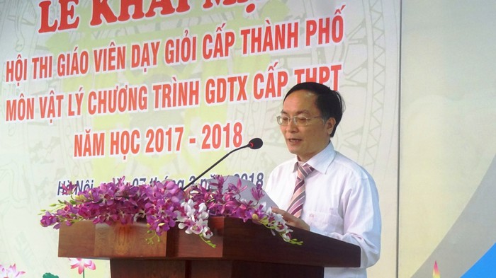 Phó Giám đốc Sở Giáo dục và Đào tạo Hà Nội Phạm Văn Đại, ảnh: hanoi.edu.vn.