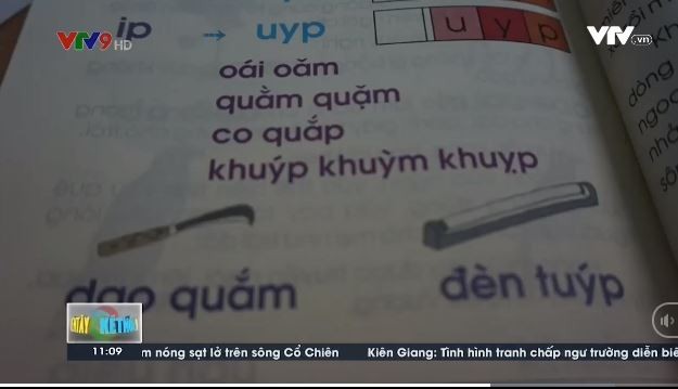 Những từ ngữ cha mẹ học sinh thấy lạ trong sách Tiếng Việt lớp 1 Công nghệ giáo dục, ảnh chụp màn hình.