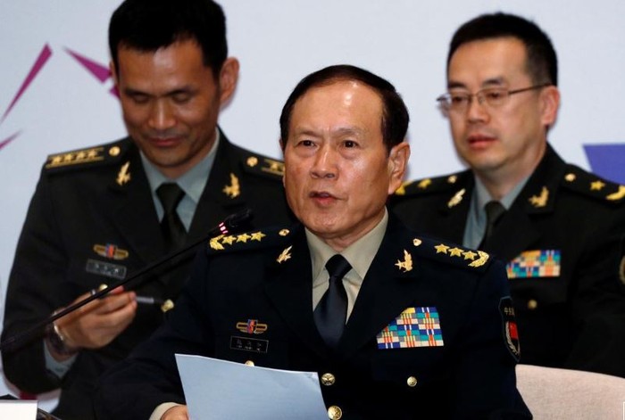 Tướng Ngụy Phượng Hòa, Bộ trưởng Quốc phòng Trung Quốc, ảnh: Reuters.