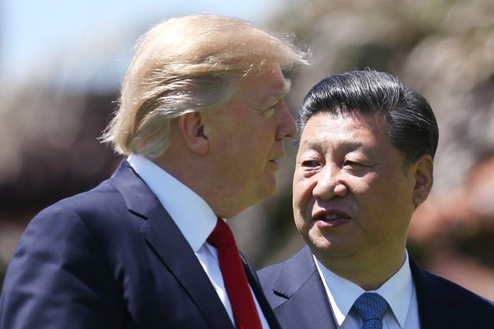 Tổng thống Mỹ Donald Trump và Chủ tịch Trung Quốc Tập Cận Bình, ảnh: Newsweek