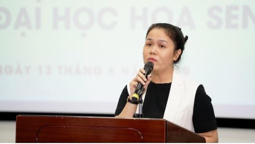 Bà Hoàng Nguyễn Thu Thảo - Tổng Giám đốc Tập đoàn giáo dục Nguyễn Hoàng chia sẻ về định hướng phát triển giáo dục trong năm 2019.