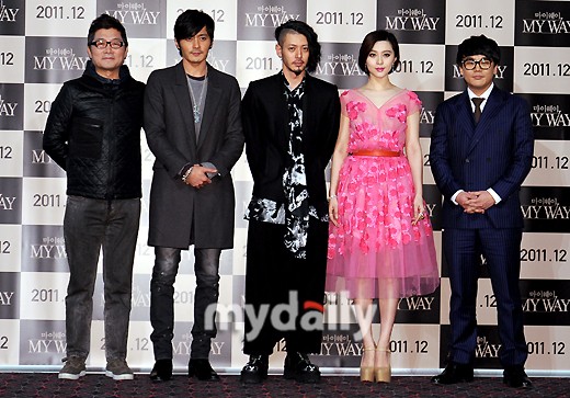 Jang Dong-gun, Phạm Băng Băng cùng đạo diễn và nam diễn viên người Nhật, Odagiri Joe cùng tham dự buổi họp báo