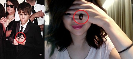 Justin và Selena đã từng đeo nhẫn "trong trắng"