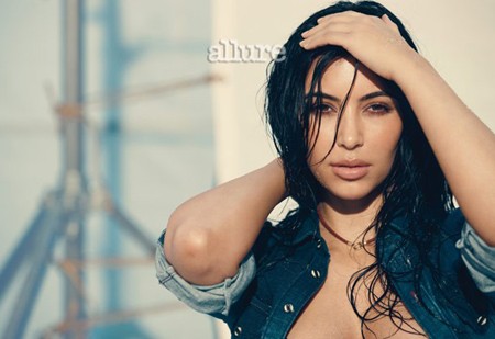 Lần "khoe thân" này của Kim Kardashian là trên tạp chí Allure