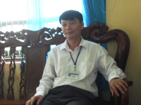 Chủ tịch UBND xã Phượng Tiến - ông Trần Tiến Lâm.