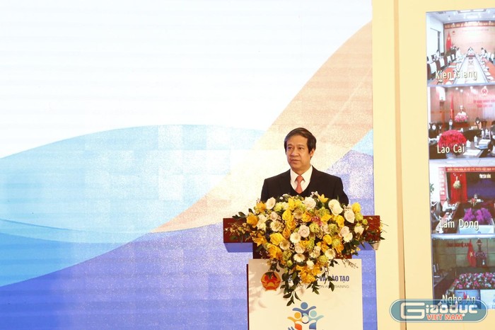 Bộ trưởng Bộ Giáo dục và Đào tạo Nguyễn Kim Sơn. (Ảnh: Ngọc Ánh)
