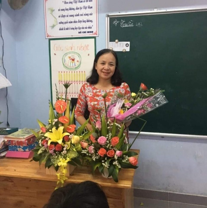 Cô Phan Tuyết - giáo viên tiểu học tiểu học Tân An 1 thị xã Lagi, tỉnh Bình Thuận. Ảnh: Nhân vật cung cấp