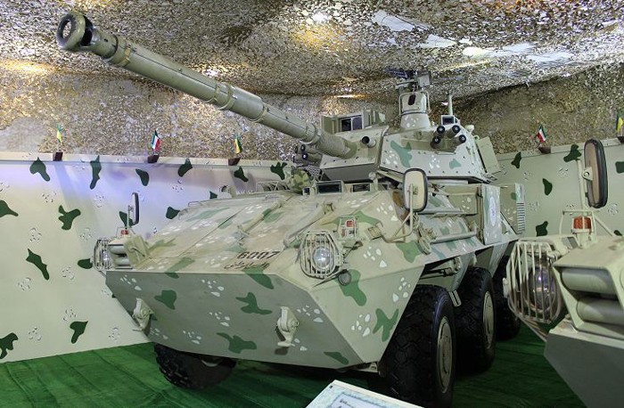 Xe thiết giáp Pandur lắp bệ pháo tự hành, cỡ nòng 90mm của Kuwait