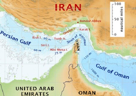 Eo biển Hormuz có vị trí chiến lược