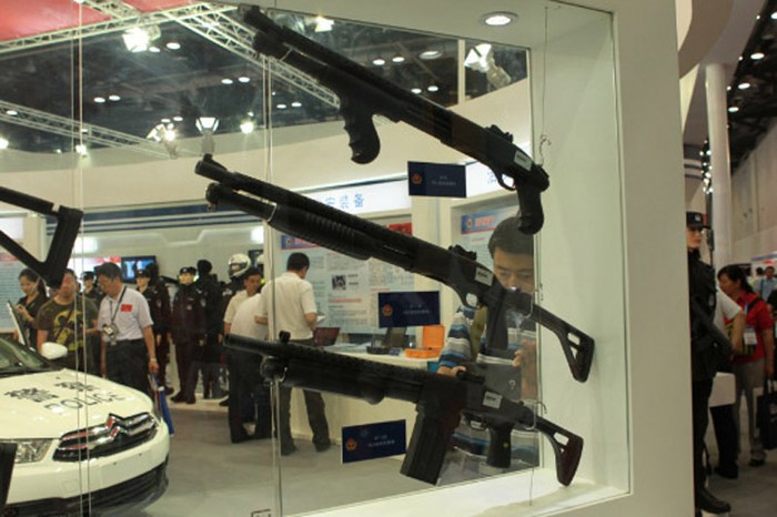 Khu trưng bày các loại súng trường của Trung Quốc.