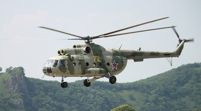 Trực thăng vận tải Mi-8T.