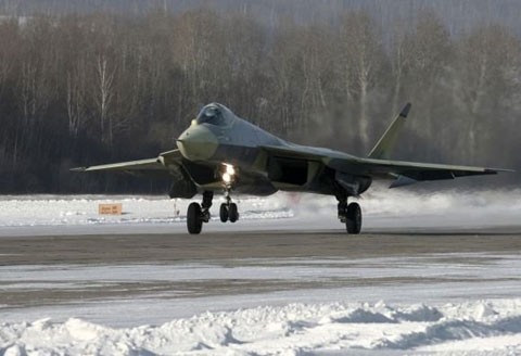 Tàng hình cơ T-50 của Nga