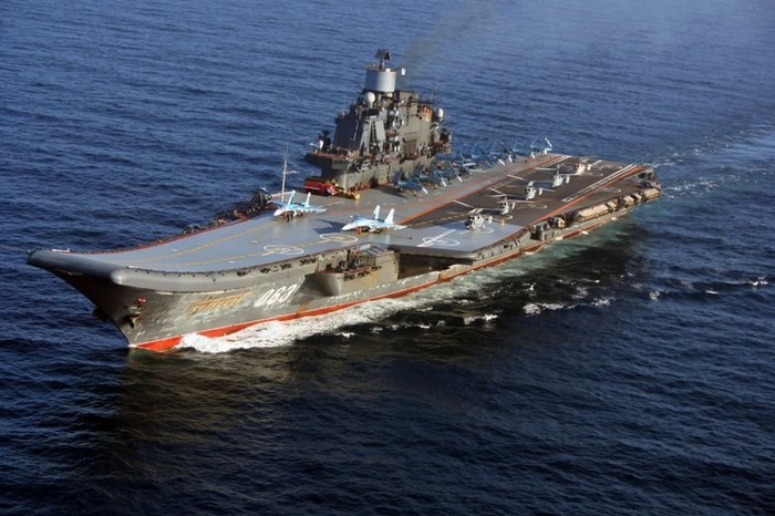 Tàu sân bay Kuznetsov – tàu sân bay duy nhất của Nga.