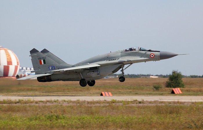 Tiêm kích MiG-29 của Không quân Ấn Độ.