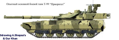 Dự án tăng Armata mà phương Tây gọi là T-99.