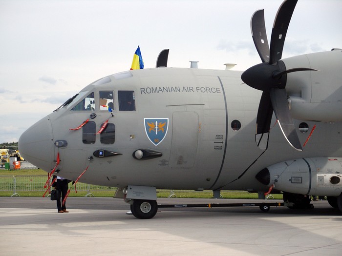 C-27L Spartan của Không quân Romania.