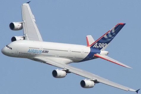 Máy bay A380 của Airbus.