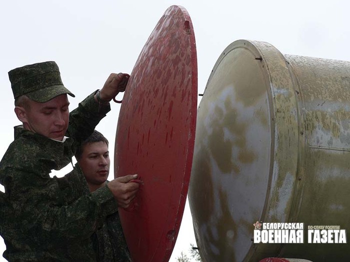 Bộ đội tên lửa Belarus diễn tập.