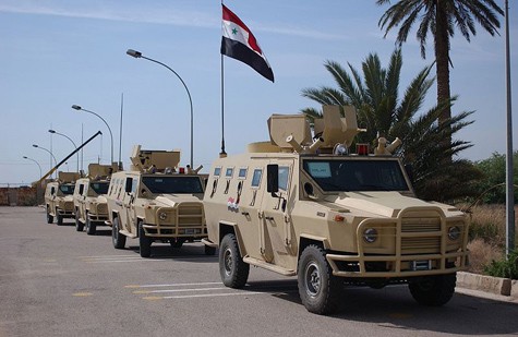 Xe bọc thép Dzik-3 của quân đội Iraq.
