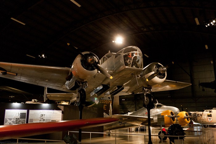 Phản lực cơ Beechcraft AT-10 tại bảo tàng không quân Mỹ ở Dayton.