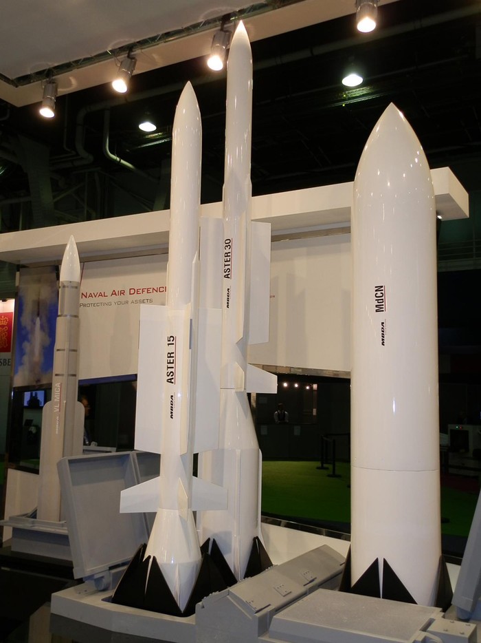 Tên lửa ASTER15/30 của MBDA.