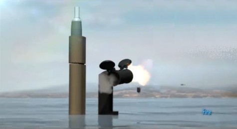 Tổ hợp tên lửa phòng không AZSM Mast cho tàu ngầm.