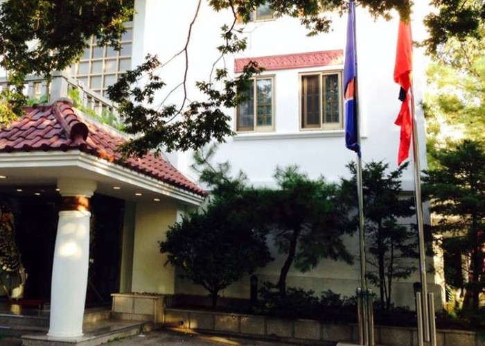 Đại sứ quán Việt Nam tại Hàn Quốc (ảnh N.Q)