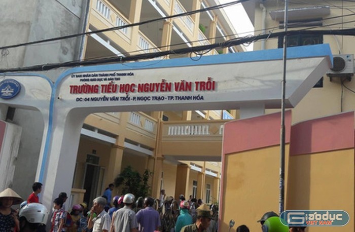 Trường tiểu học Nguyễn Văn Trỗi, phường Ngọc Trạo, thành phố Thanh Hóa (ảnh Thanh Hoa)