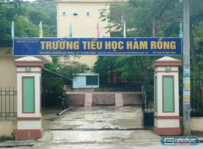 Trường Tiểu học Hàm Rồng, phường Hàm Rồng, thành phố Thanh Hóa - Thanh Hóa (ảnh Bạch Mã)