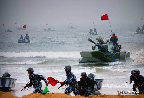 Đài Loan luôn là đối tượng cho diễn tập về một cuộc đổ bộ quân sự lớn của Trung Quốc