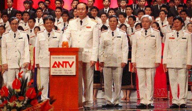 Bộ trưởng Trần Đại Quang ấn nút phát sóng ANTV