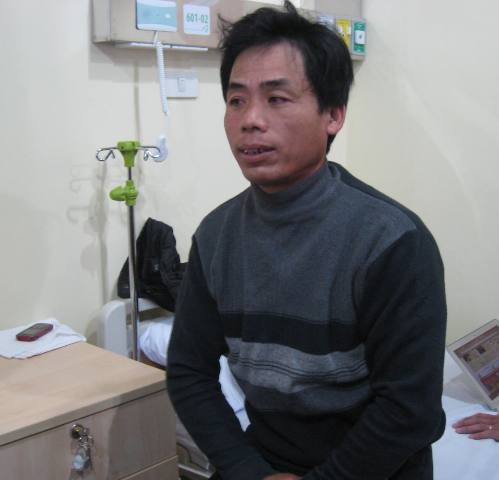 Ông Nguyễn Văn Thọ (bác ruột G) cũng rất lo ngại vì tinh thần G vẫn chưa ổn định