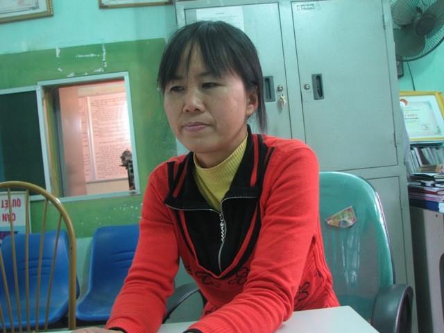 Chị Nguyễn Thị Kiều Liên, Chủ tịch Hội LH Phụ nữ Đại Cường đề nghị xử lý nghiêm minh vụ việc