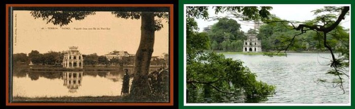 Tháp Rùa Hà Nội xưa và nay