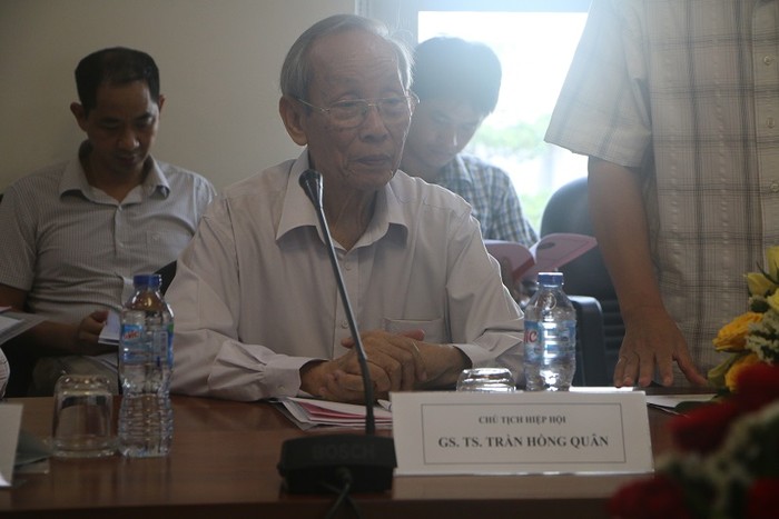 GS.TS Trần Hồng Quân - Chủ tịch Hiệp hội chủ trì Hội thảo.