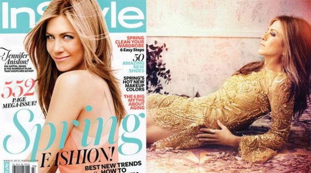 Tạp chí Instyle vừa thực hiện bộ ảnh cô nàng đang yêu Jennifer Aniston