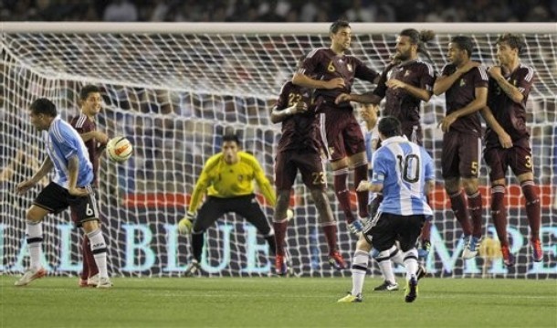 Messi vẫn thể hiện được kỹ năng chơi bóng của mình.