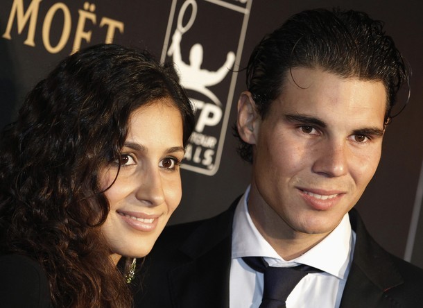 Nadal và bạn gái Maria Francisca Perello.